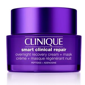 Clinique Smart Clinical Repair Overnight Recovery Cream + Mask NEW 0.5 oz